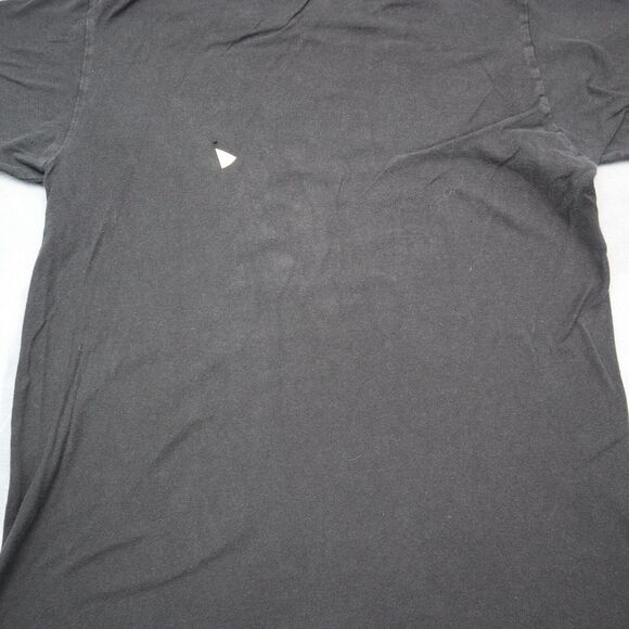 Tultex Shirt Mens Black Short Sleeve Crew Neck Graphic Print Pullover Tee - Picture 13 of 15